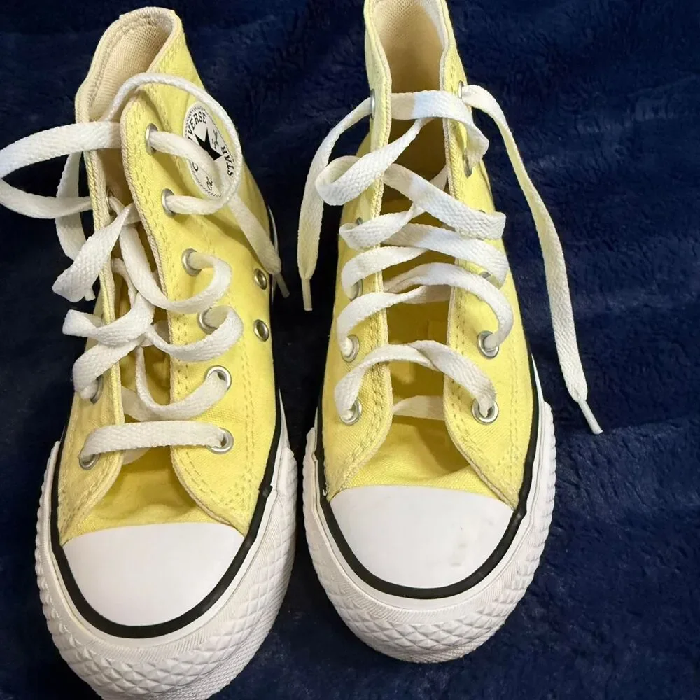 Converse Yellow First-shoes-baby-shoes